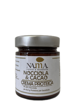 Crema nocciola e cacao proteica