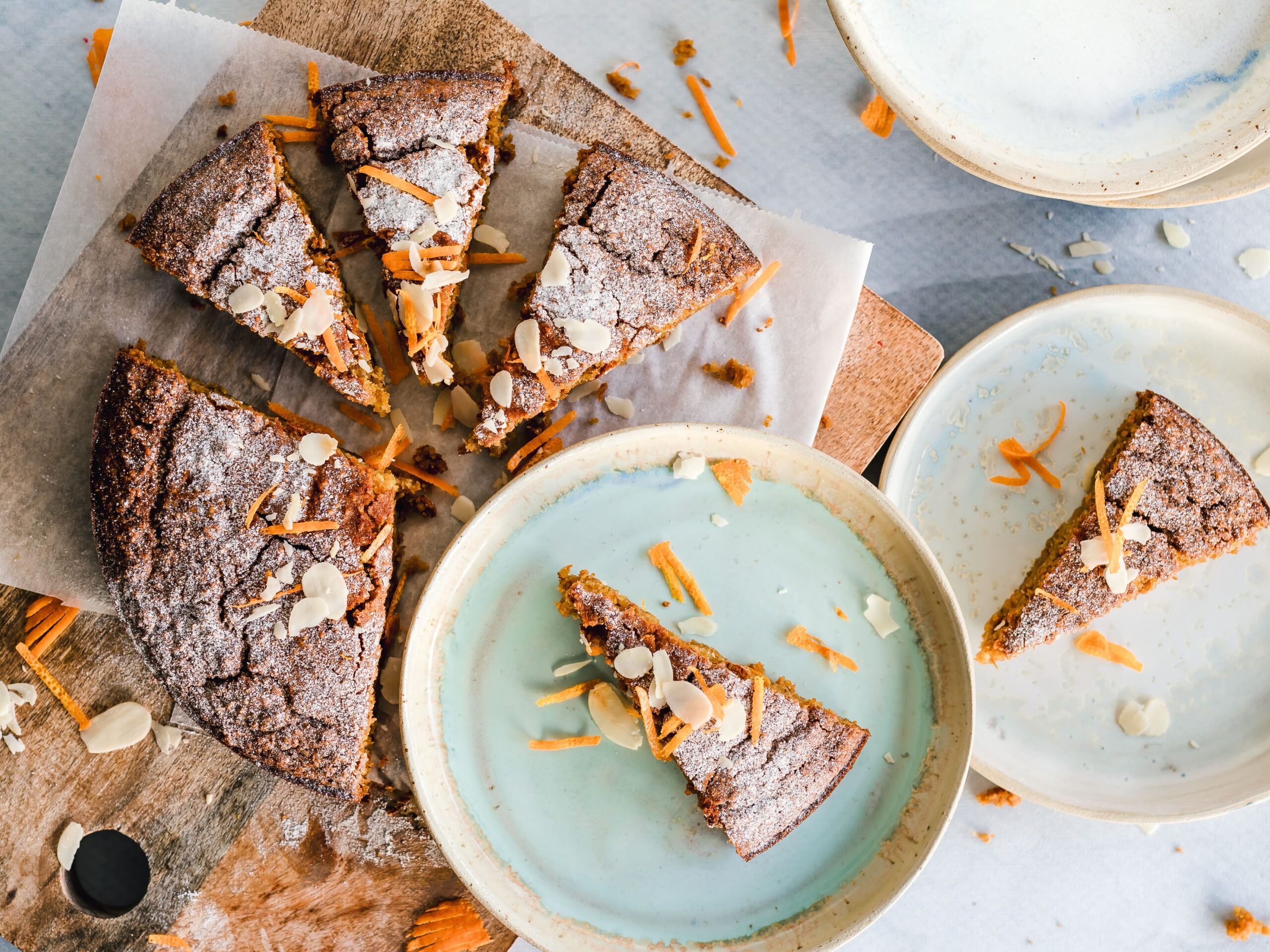 torta con mandorle