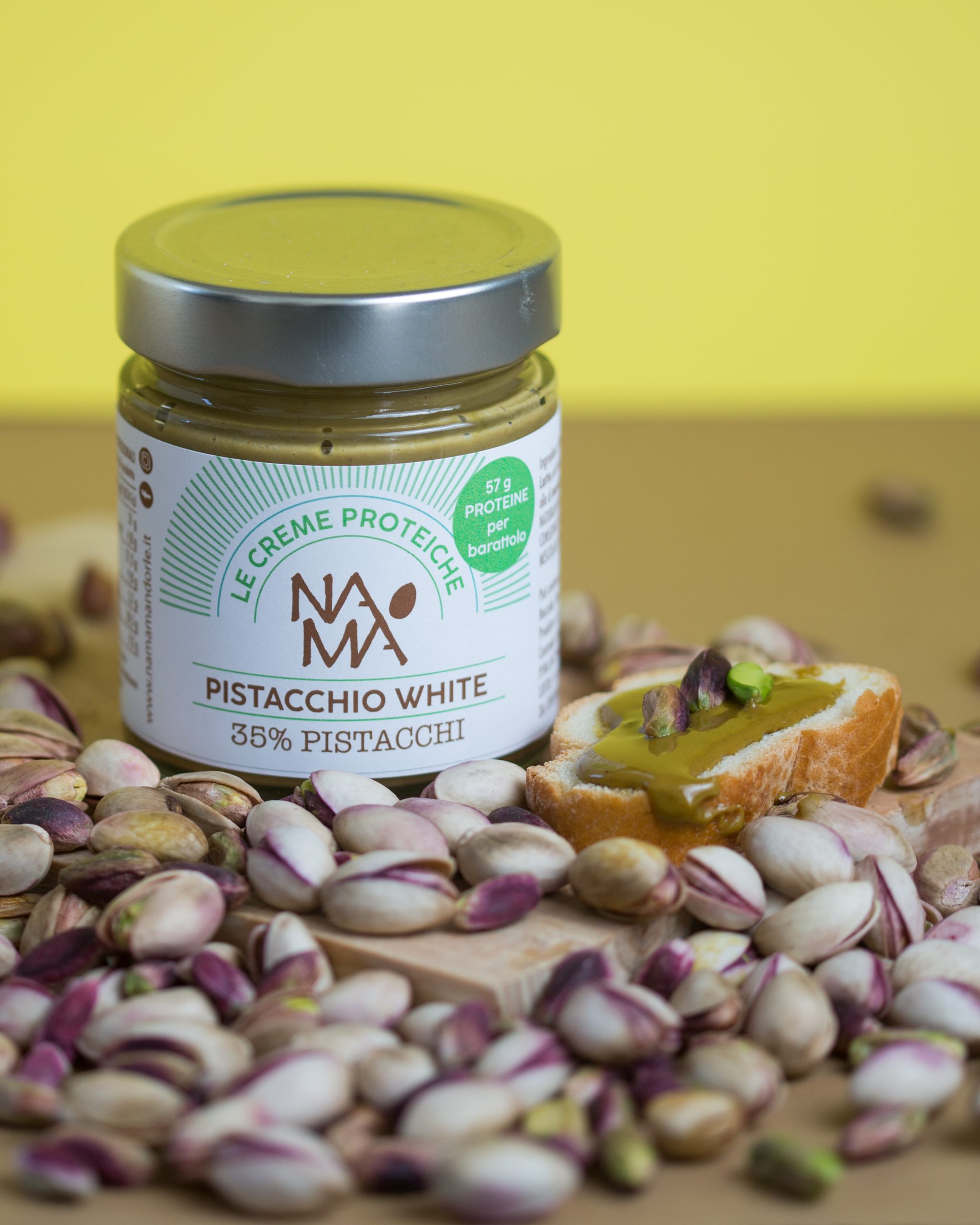 Crema pistacchio white 100% proteica