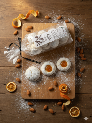 fotobiscottnama Biscotti di pasta di mandorle siciliana