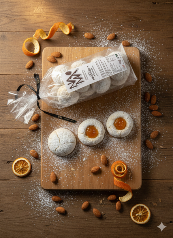 fotobiscottnama Biscotti di pasta di mandorle siciliana