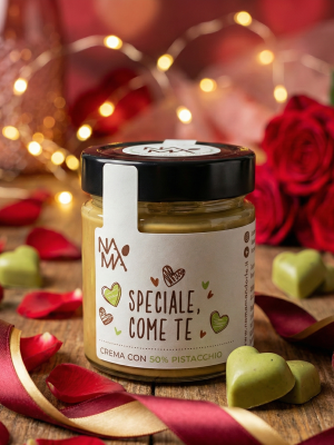 Crema dolce al pistacchio - San Valentino Edition