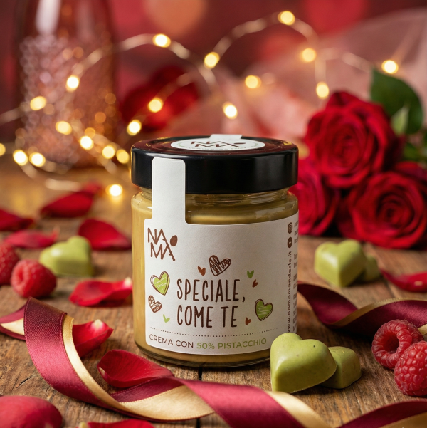 Crema dolce al pistacchio - San Valentino Edition